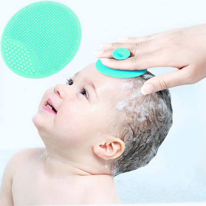 Bàn Chải Gội Đầu Silicone Cho Bé