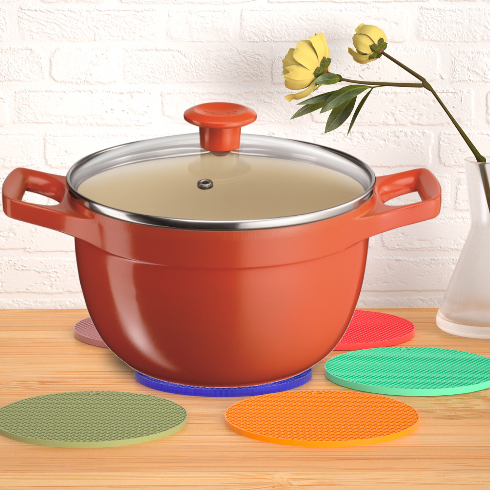 Đế Lót Bàn Silicone Hình Tổ Ong