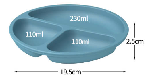 Đĩa Ăn Silicone Cho Trẻ Em