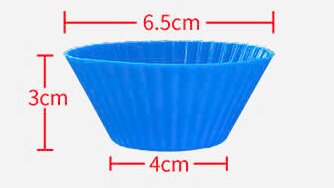  Cốc nướng bánh Silicone